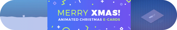 Animated Christmas HTML5 eCards